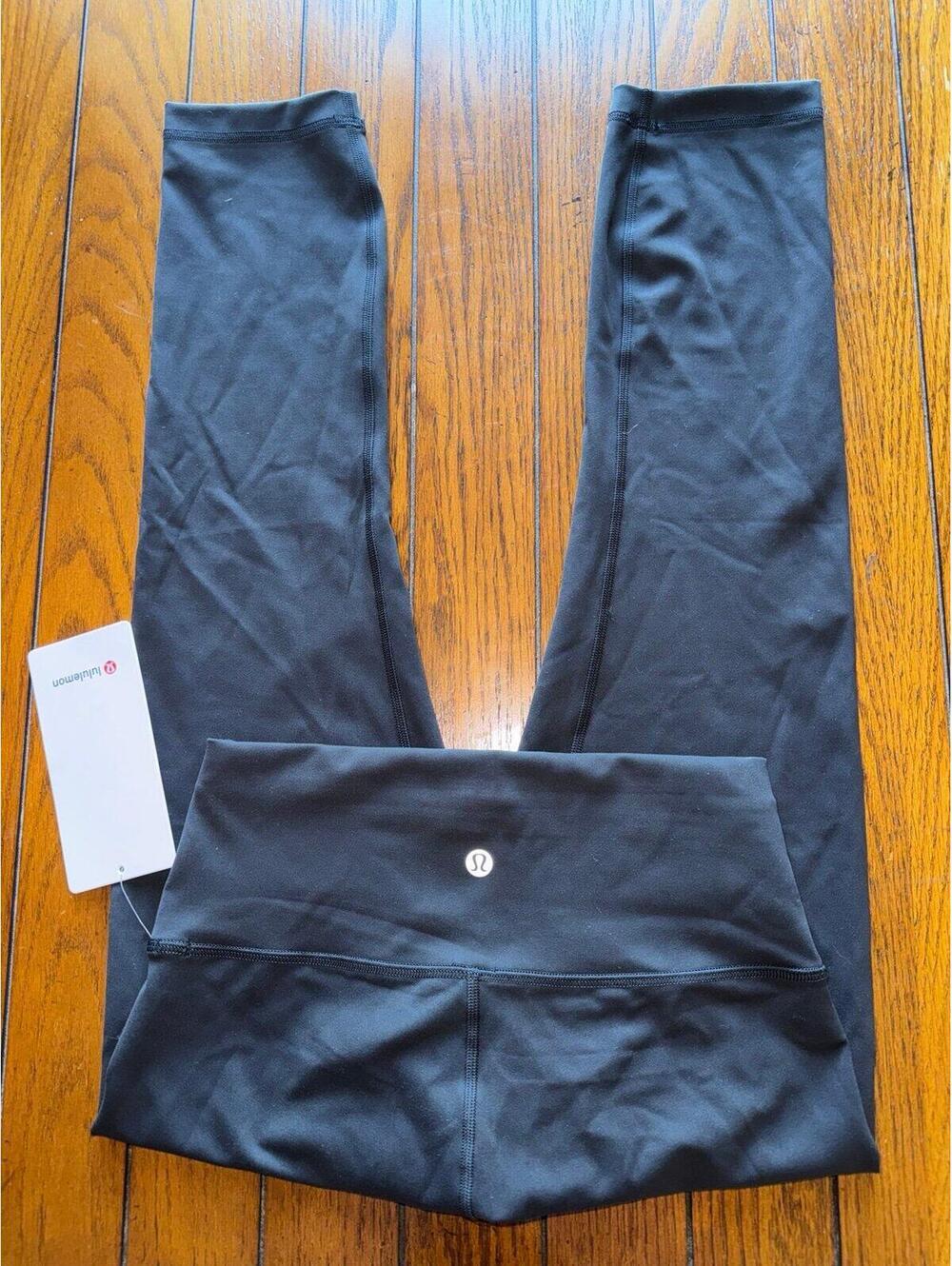 Lululemon Wunder Train High Rise 23” Black Size 6 NWT